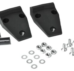 DA1152B - Black Anodised Aluminium Bonnet Hinge Kit for Defender 83-16 (S)