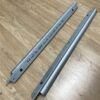 Pair of 2nd Row Galvanised Steel Door Bottom Capping (S)
