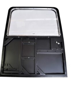 Standard Rear Door to fit Defender - Plain Glazed (Aluminium Skin) Powder Coated