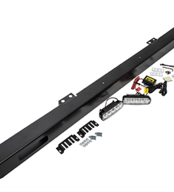 Bumper With Integrated Ring LED Lights For Land Rover Defender