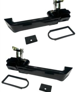 BritBillet 2x Billet Aluminium Front or Second Row Door Handles for Defender 83-16