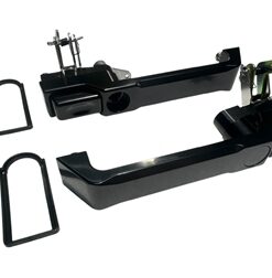 BritBillet 2x Billet Aluminium Front Door Handles for Defender 83-16