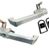 BritBillet 2x Billet Aluminium Front Door Handles for Defender 83-16