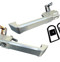 BritBillet 2x Billet Aluminium Front Door Handles for Defender 83-16