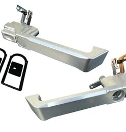 BritBillet 2x Billet Aluminium Front Door Handles for Defender 83-16