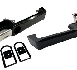 BritBillet 2x Billet Aluminium Front Door Handles for Defender 83-16