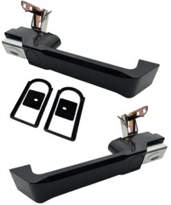 BritBillet 2x Billet Aluminium Front or Second Row Door Handles for Defender 83-16