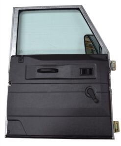 Galvanised Def Fully Built up Complete LH Front Door with Door Hinges / Wing Mirror Fitted & Door Card Separate