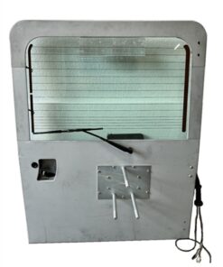 Fully Built Up Galvanised Rear Door Heated Glazed To Spec