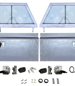 Galvanised Series Style Front Door Conversion Kit for Defender (No Cappings) (S)