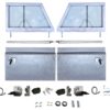 Galvanised Series Style Front Door Conversion Kit for Defender (With Cappings)