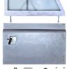 RH Galvanised Series Style Front Door Conversion Kit for Defender (No Capping) (S)