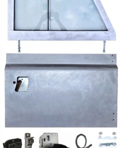 RH Galvanised Series Style Front Door Conversion Kit for Defender (No Capping) (S)