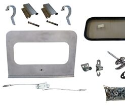 Cat Flap Split Tailgate Rear Door kit Top Half for Series & Defender