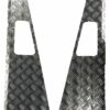 mm Silver Wing Top Chequer Plate for Defender 83-16