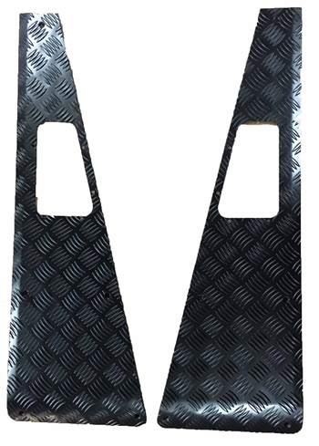 3mm Black Wing Top Chequer Plate for Defender 83-16 3 LRB100B 2T