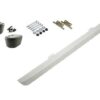 Silver Front Bumper and End Cap Kit for Land Rover Defender