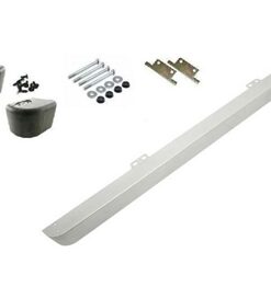 Silver Front Bumper and End Cap Kit for Land Rover Defender