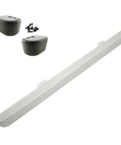 Silver Front Bumper and End Cap Kit for Land Rover Defender