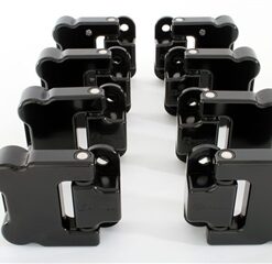 Optimill for Defender Black Security Front Door Hinges 110