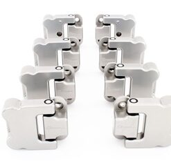 Optimill for Defender Silver Security Front Door Hinges 110 6 WEEK LEADTIME