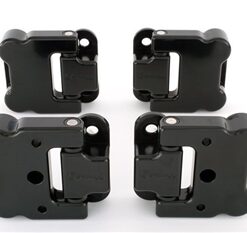 Optimill for Defender Black Security Front Door Hinges 90