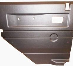 Def LH Dark Grey 2nd Row Door Card - Manual Window