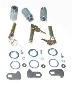 Series 2A & 3 Barrel and Key Set - For Three Doors - Three Barrels and Six Keys