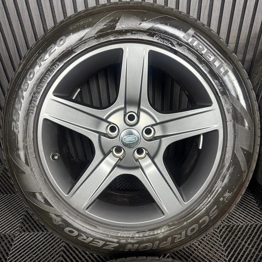 20'' GENUINE LAND ROVER DEFENDER 5 SPOKE 5094 GREY ALLOY WHEELS TYRES ALLOYS 4 57 6f8bab68 395d 456c 8f42 7491254c1dba