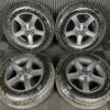 18'' GENUINE LAND ROVER DEFENDER 5 SPOKE 5094 GREY ALLOY WHEELS TYRES ALLOYS
