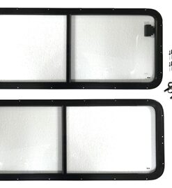 Factory Size Pair Clear Sliding Glass Window Kit for Defender & Series