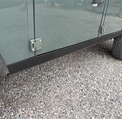 Pair Heavy Duty Lightweight Aluminium Sills for Land Rover 110 Solid Style