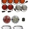 Coloured Conversion Kit Plug & Play 8 x 73mm LED Lights 1 x Pair Clear Indicators & Reverse & Fog LED Lights