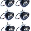 6x 20W LED Spotlight (Twin Large Projectors) Ideal for roof Light Bars