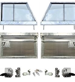 Galvanised ANTI BURST Series 2 Front Door Kit