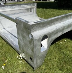 Heavy Duty Complete Rear Body Tub For Defender 90 1998-2016 (No bulkhead - Square Inner Arches)