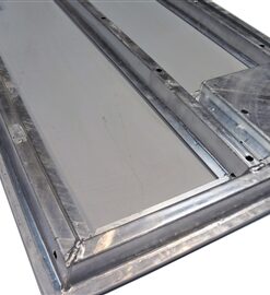 Premium Galvanised Half Rear Door Tailgate Full Kit for Defender & Series (58-16) 11 LR516G KIT 4T 2