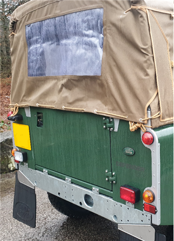 Premium Galvanised Half Rear Door Tailgate Full Kit for Defender & Series (58-16) 6 LR516G KIT 5T 2