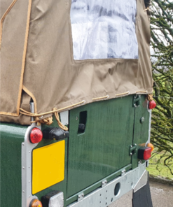 Premium Galvanised Half Rear Door Tailgate Full Kit for Defender & Series (58-16) 13 LR516G KIT 6T 2