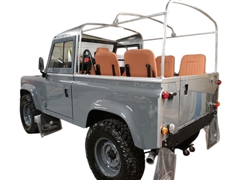 Premium Galvanised Half Rear Door Tailgate Full Kit for Defender & Series (58-16) 9 LR516G KIT 8T 2