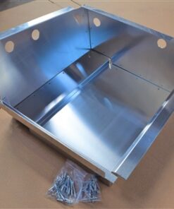 LH Aluminium Battery Box Standard Height for Defender