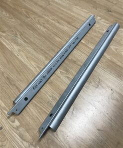 Pair of 2nd Row Galvanised Steel Door Bottom Capping