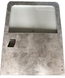 Series 2 2a & 3 Galvanised Rear Door Plain Glazed (Aluminium Skin) (S) 1958-1985 (S)