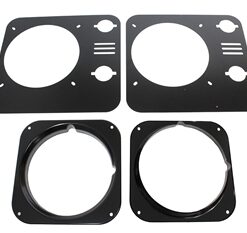 Retro Headlight Bezels & Backing Plates for Defender