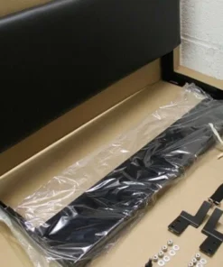 PAIR black vinyl bench seat + lap belts FITS Land Rover Defender 90/110 Series