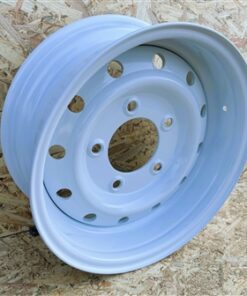 Gloss White Steel Wolf Wheel Rim