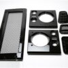 Gloss Black Mesh Style Grill and Side Vent Kit