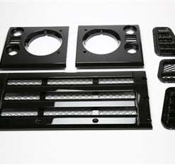 Gloss Black Bar Style Grill and Side Vent Kit