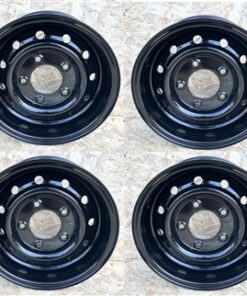 Gloss Black Steel Wolf Wheel Rims