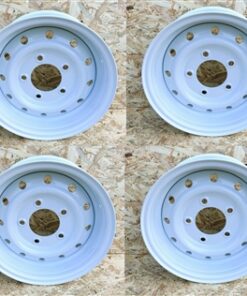 Gloss White Steel Wolf Wheel Rims